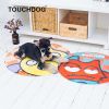 Touchdog Cartoon Up-for-Crabs Monster Rounded Cat and Dog Mat