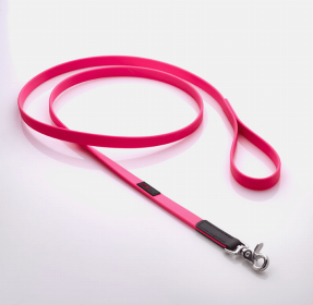 Boss Regular Leash (Color: Pink, size: 3/4"x4')