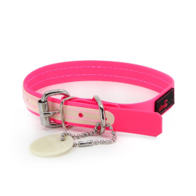 Play Glow Collar (Color: Pink, size: 3/4"x14")