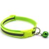 Small Pet Color Buckle Reflective Collars 1.0 Patch Bells Dog Collar Safety Adjustable For Cats Puppy Night Outdoor Supplies